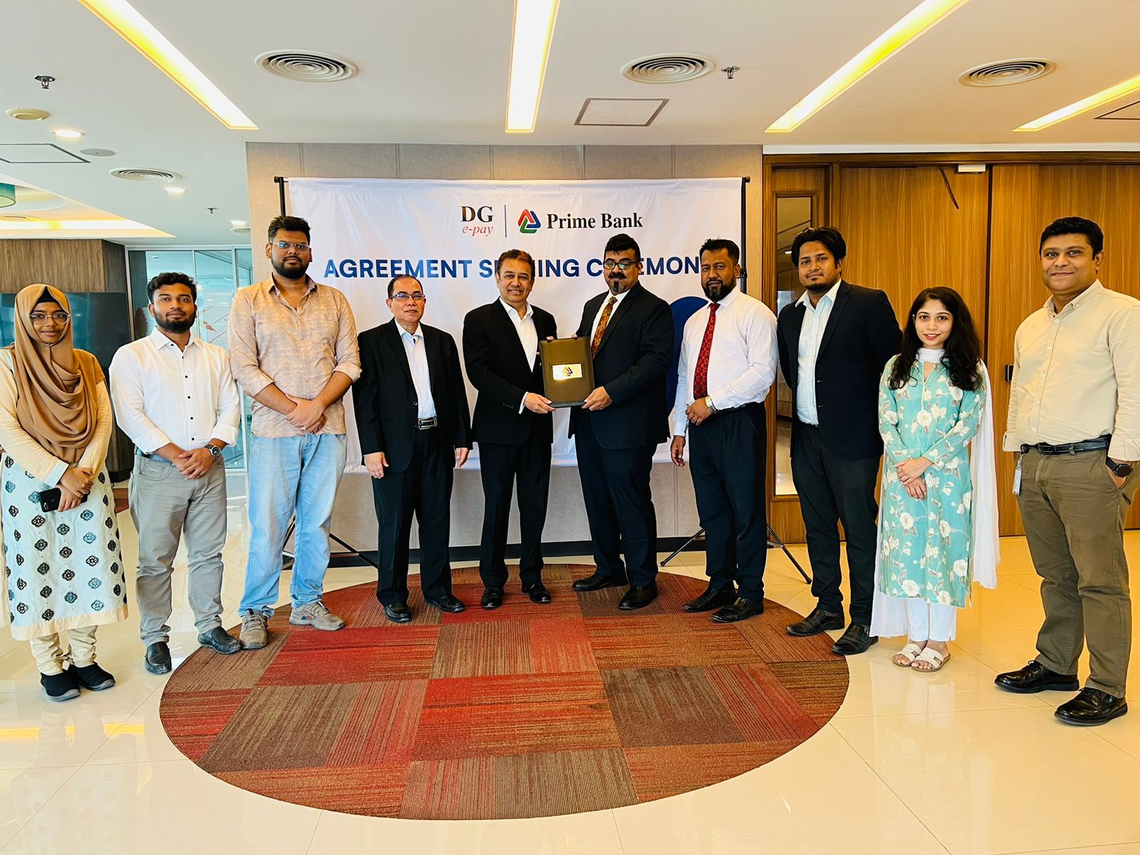 DGePay Agreement Signing with Prime Bank